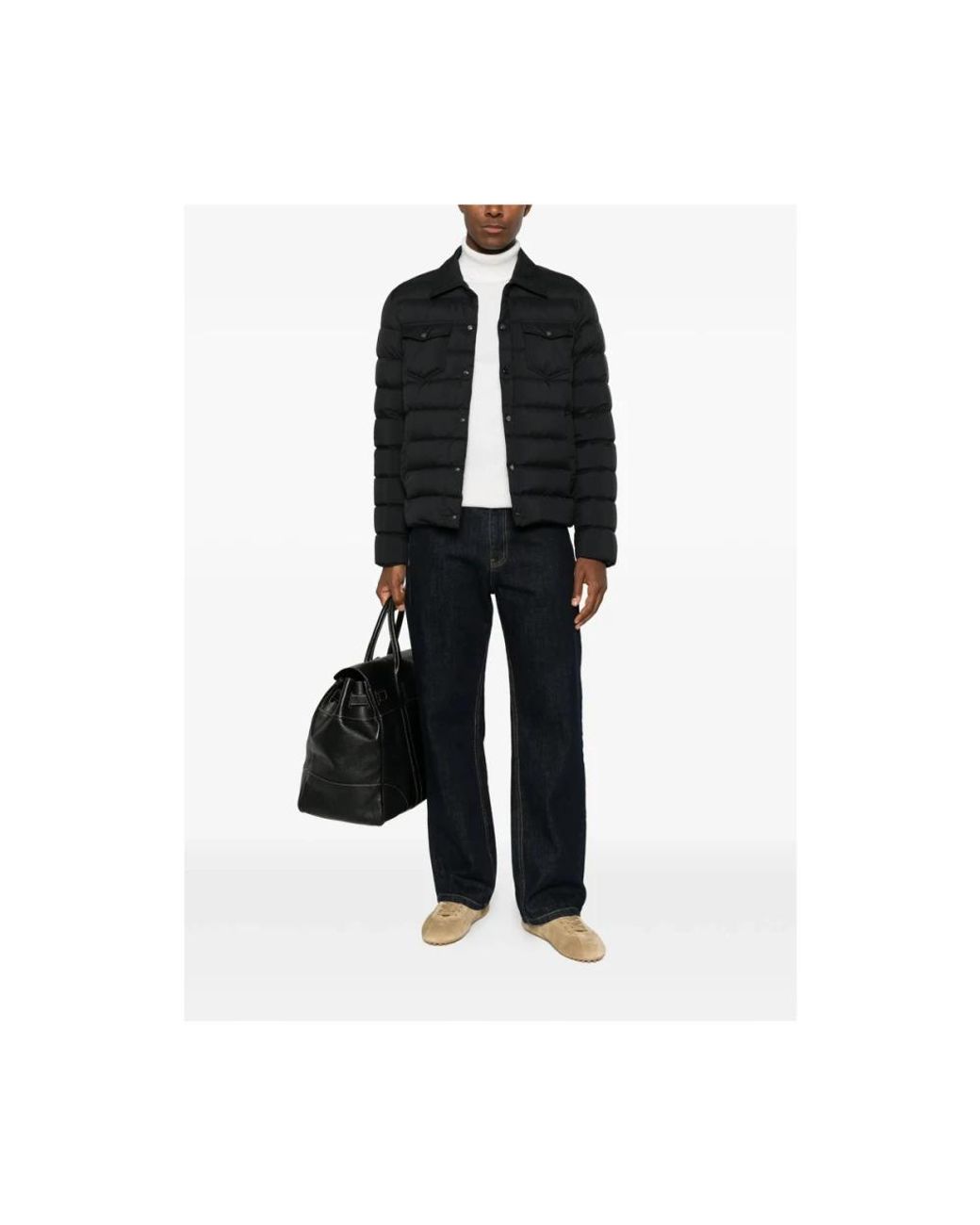 Herno Black Down Jackets for men
