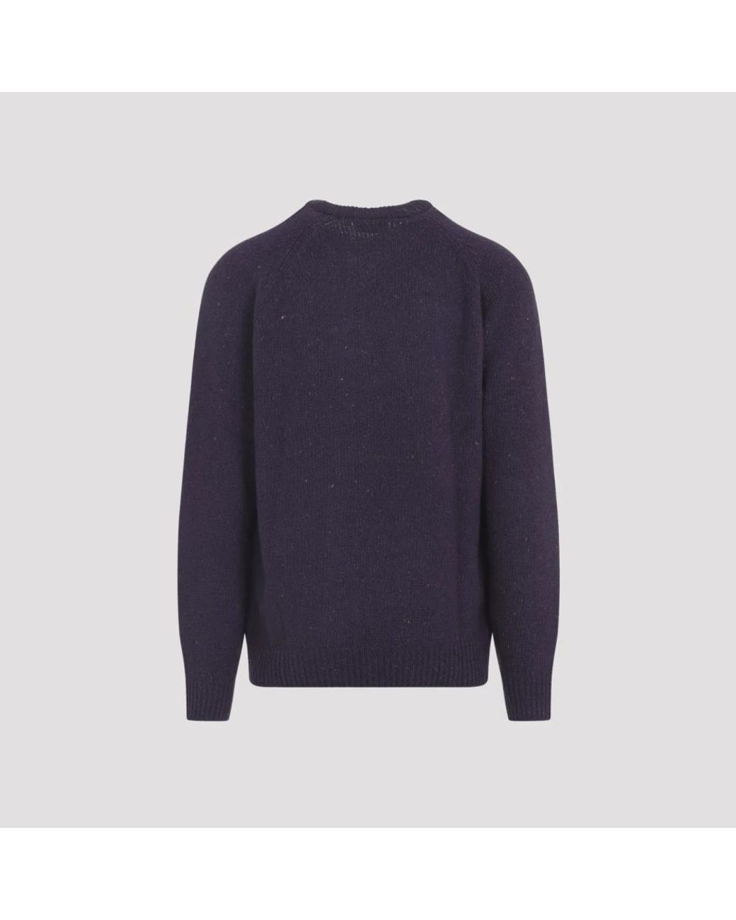 Carhartt Blue Round-Neck Knitwear for men