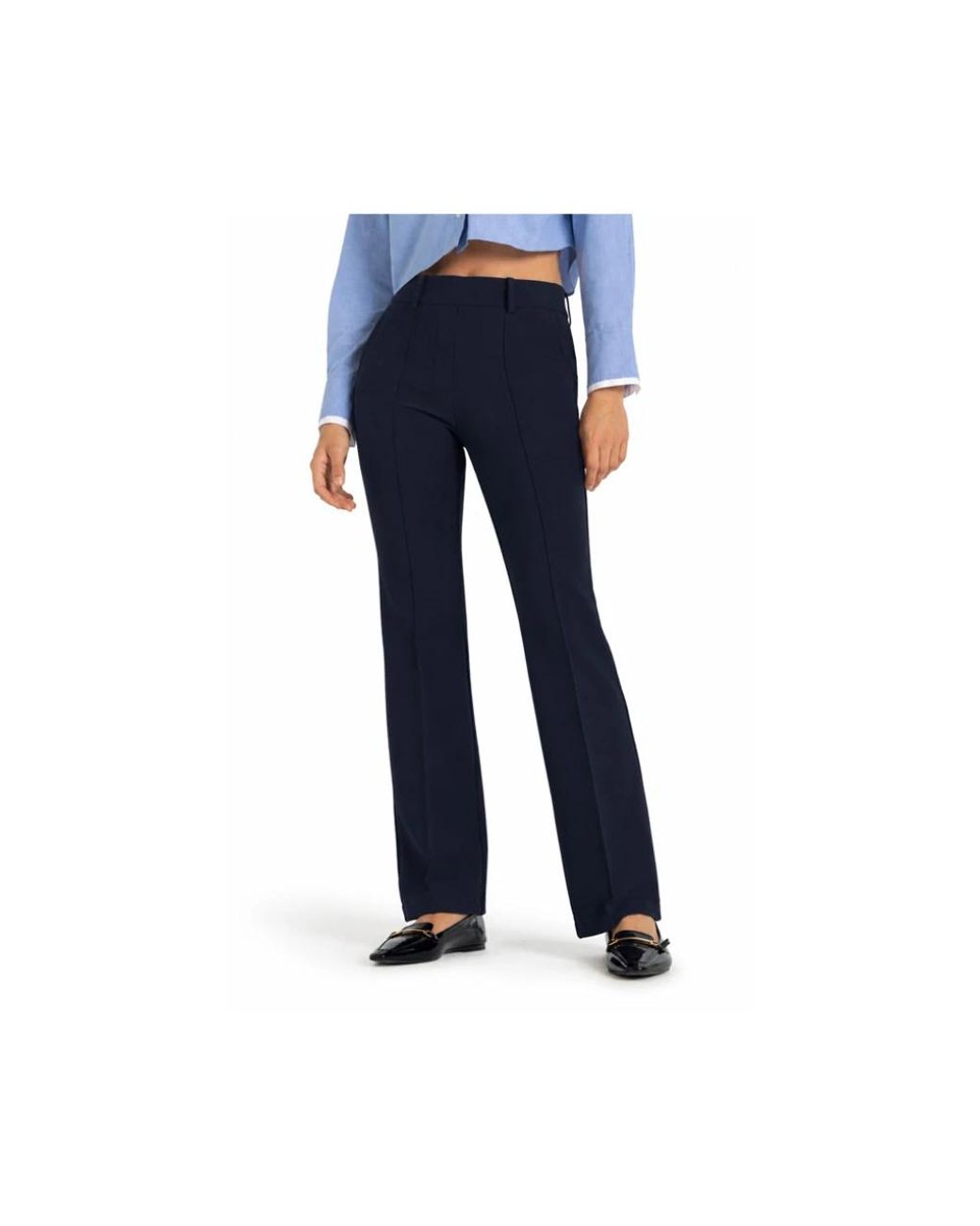 Cambio Blue Wide Trousers