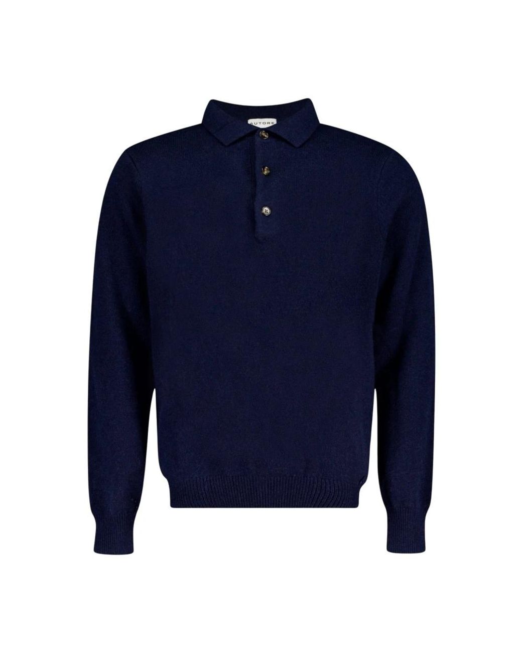 AUTORE Blue Polo Shirts for men