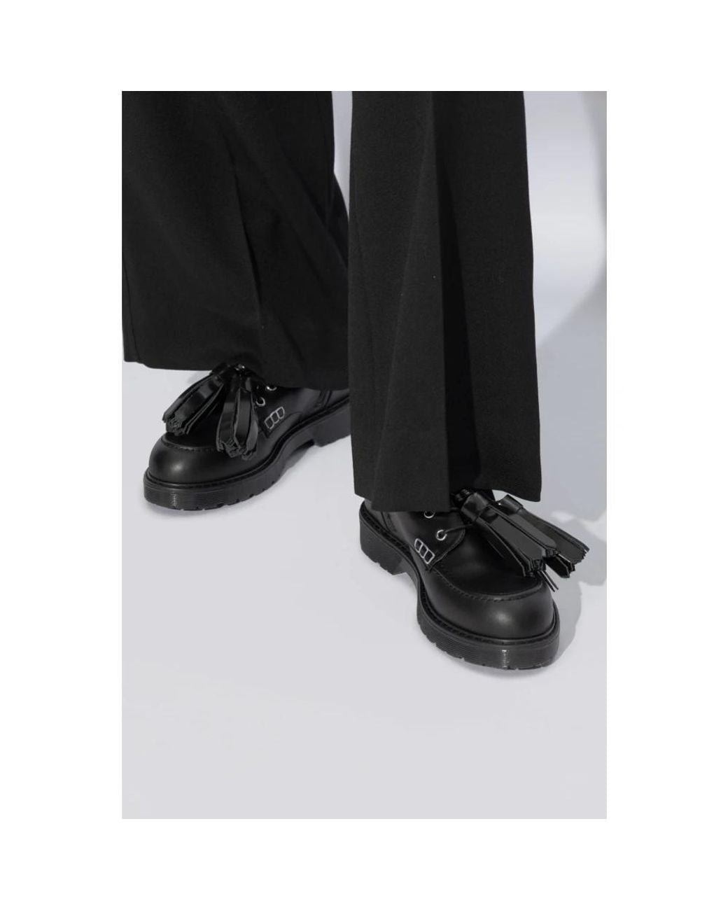 J.W. Anderson Black Lace-Up Boots