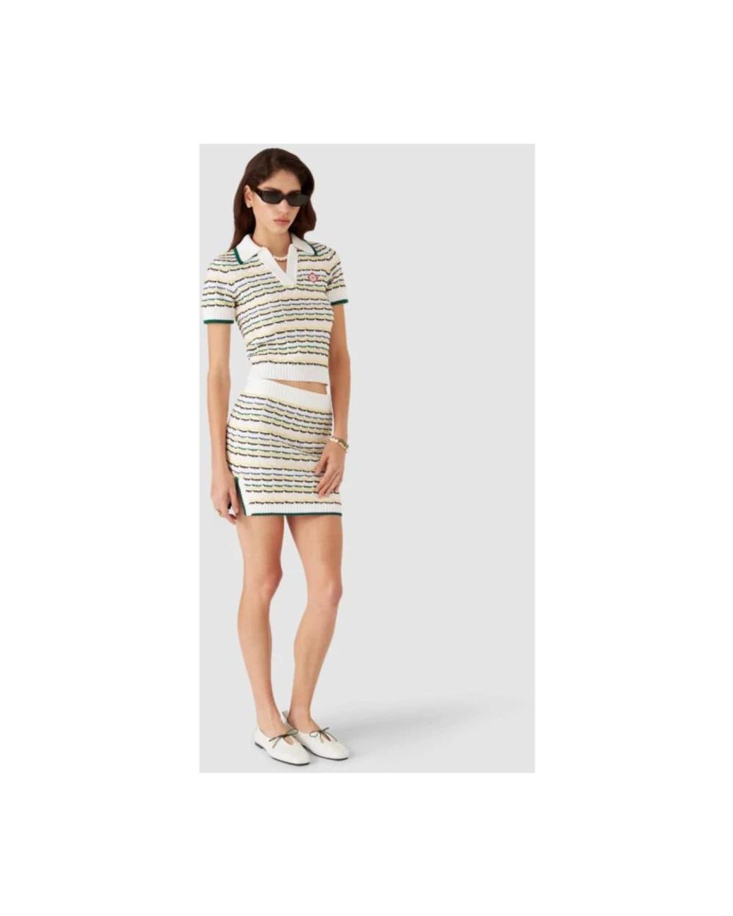 Casablanca Yellow Short Skirts
