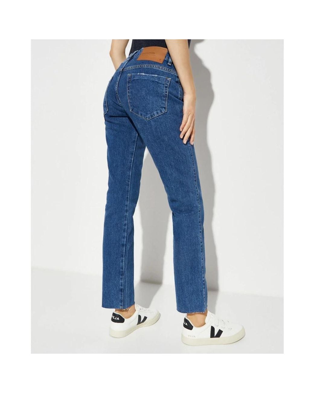One Teaspoon Blue Straight Fit Jeans