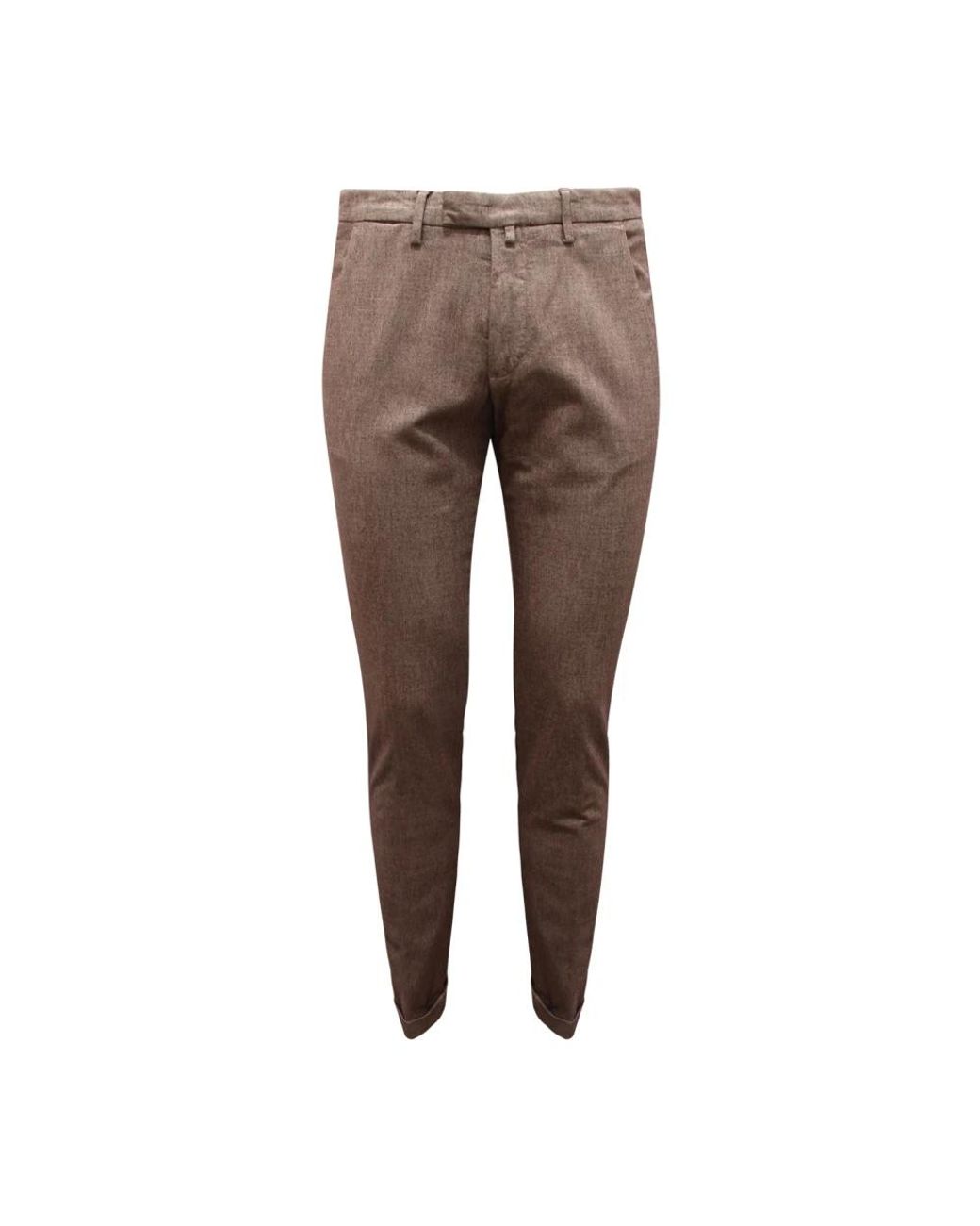 BRIGLIA Gray Chinos for men