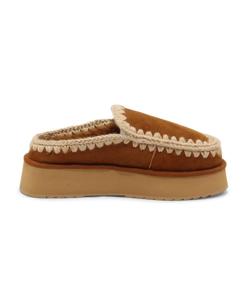 Mou Brown Slippers