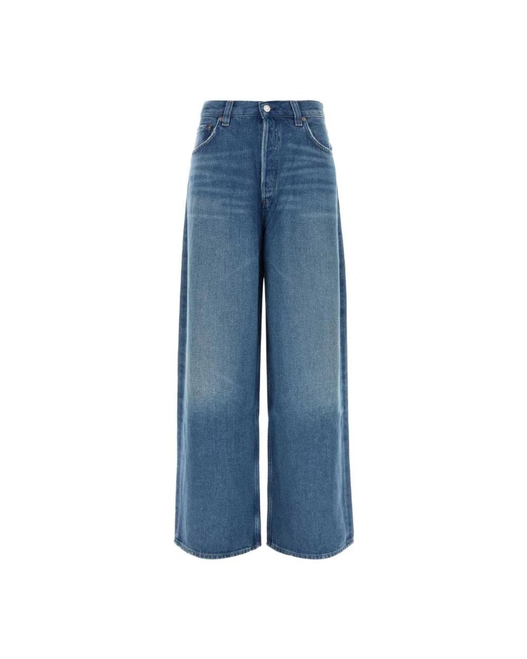 Agolde Rounded Baggy in het Blue