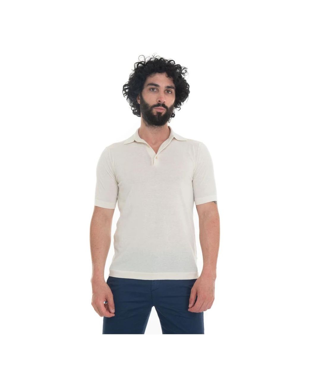 hindustrie White Polo Shirts for men