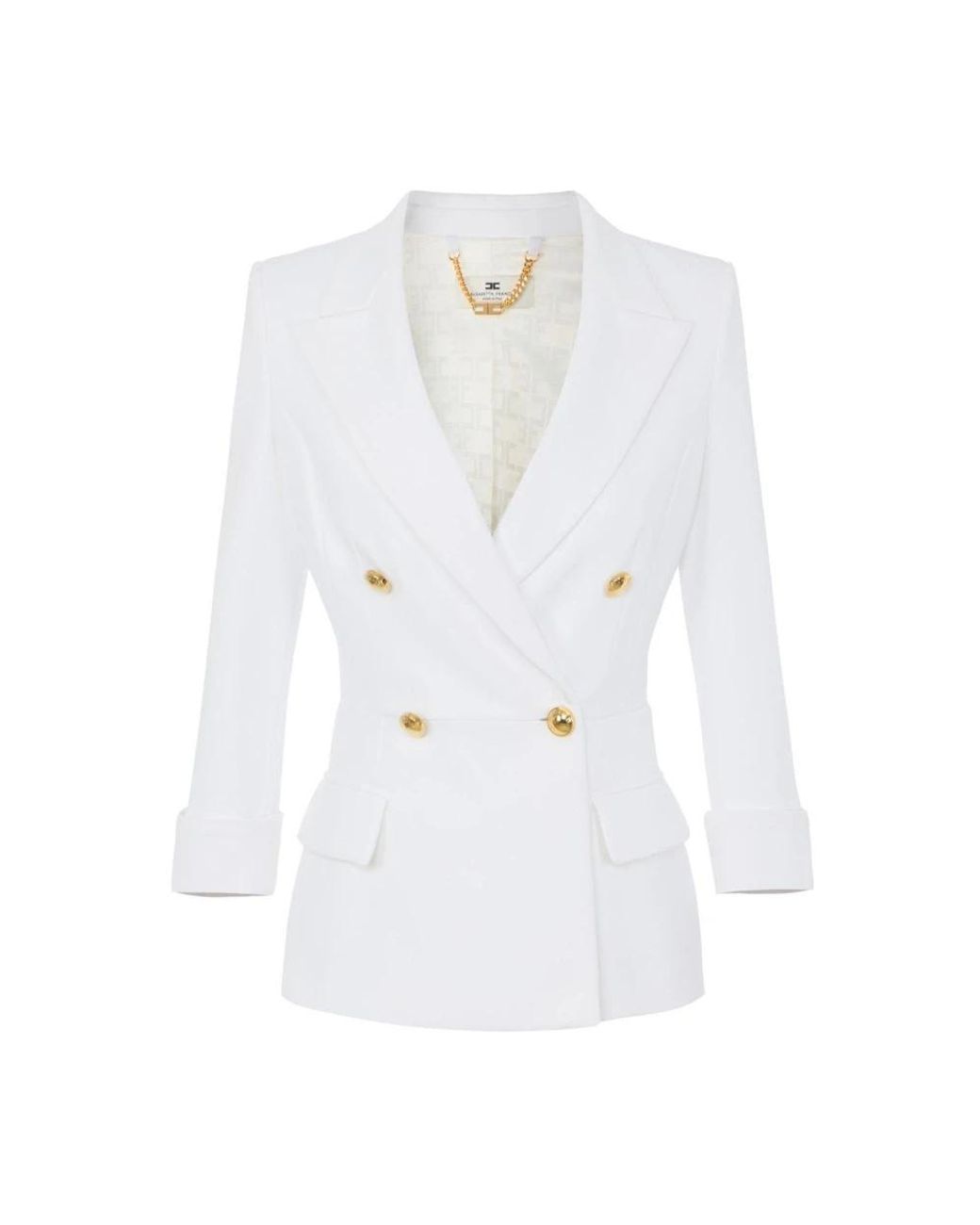 Elisabetta Franchi White Blazers