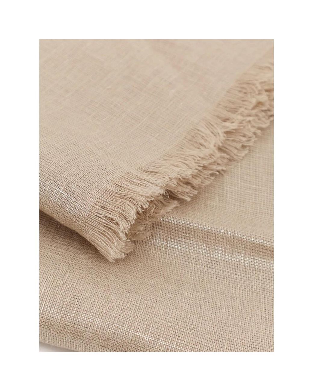 Brunello Cucinelli Natural Scarves