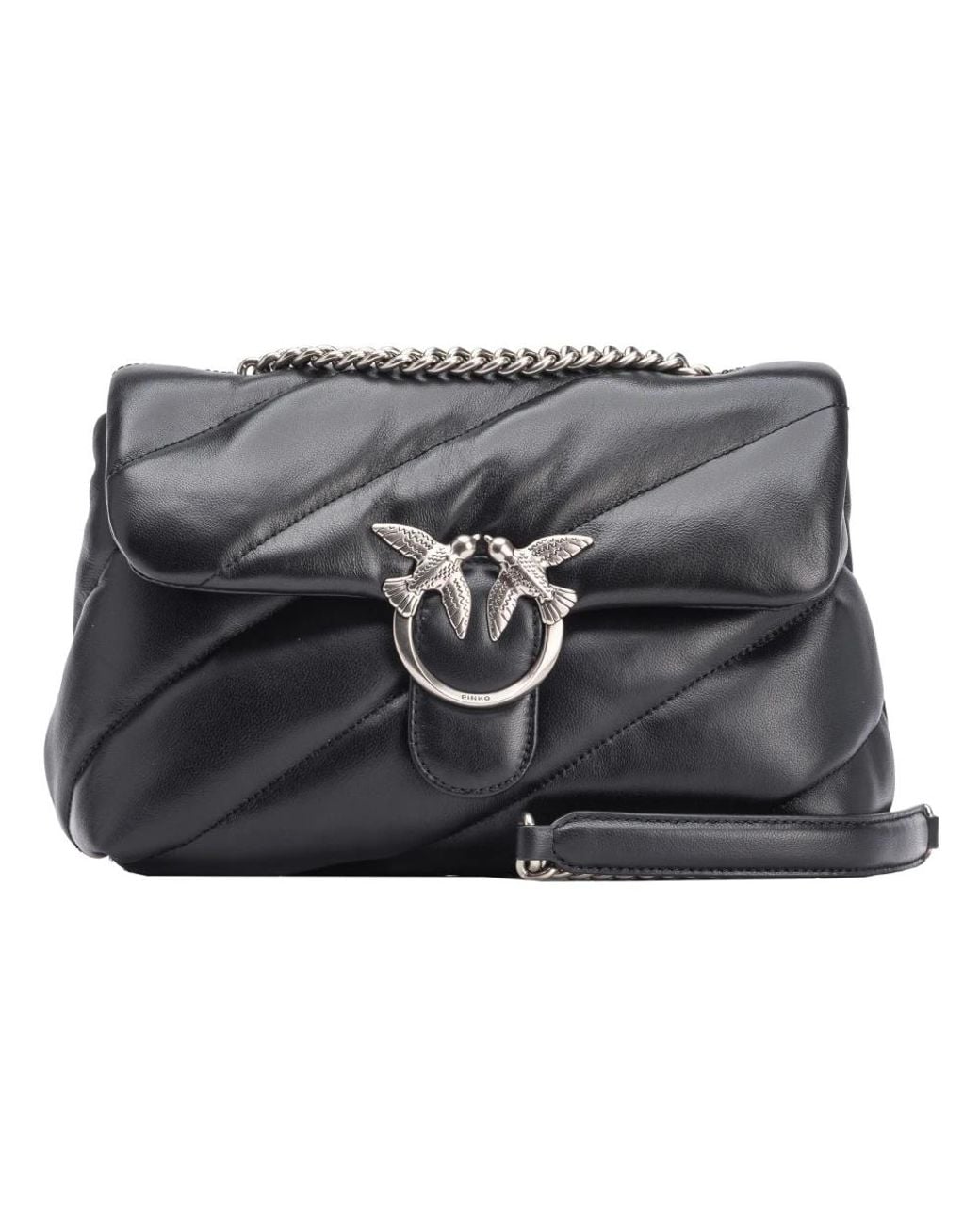 Pinko Gray Cross Body Bags