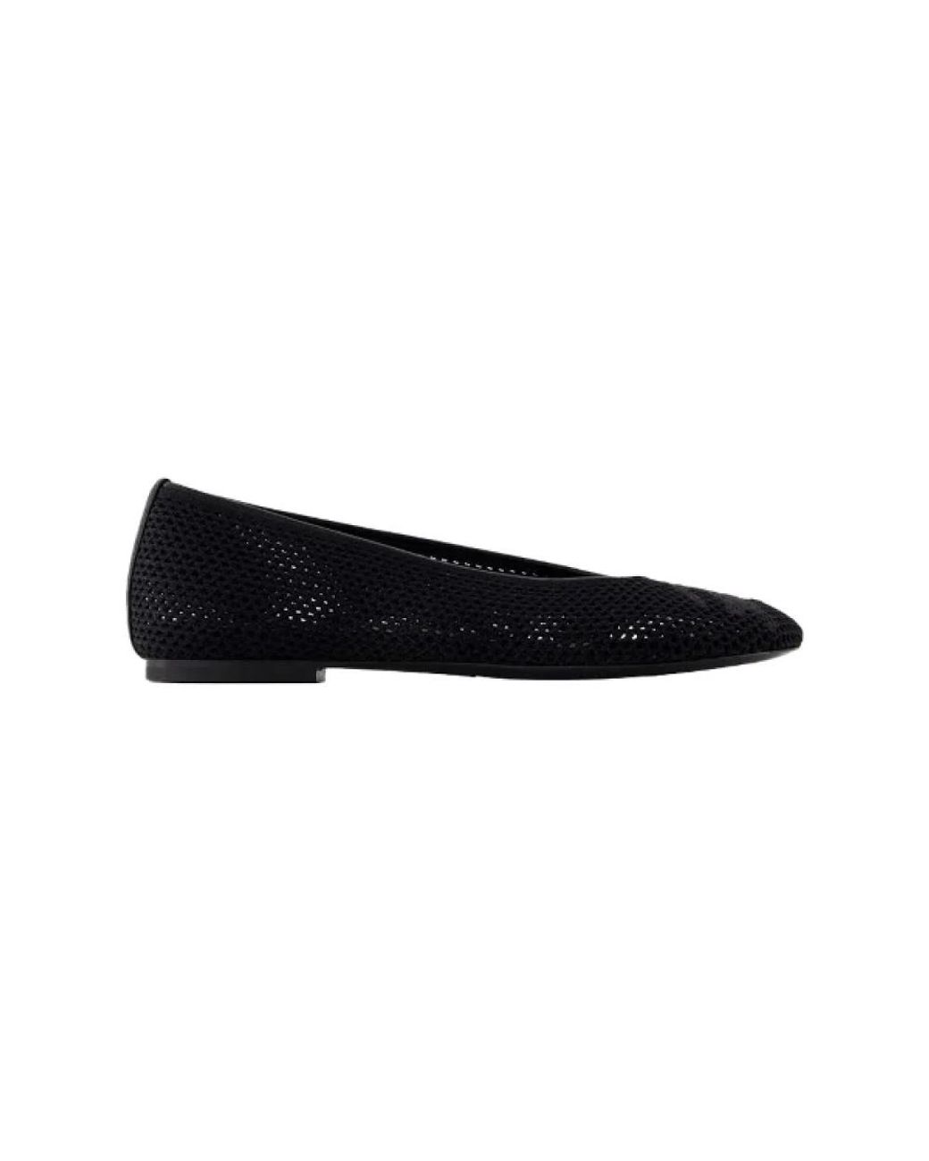 Burberry Black Ballerinas Mit Mesh-Details