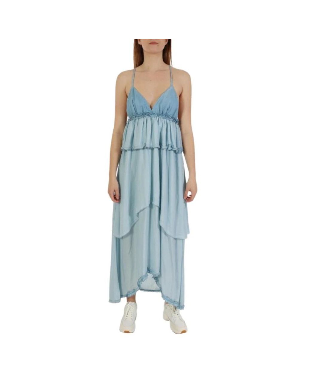 Pinko Blue Maxi Dresses