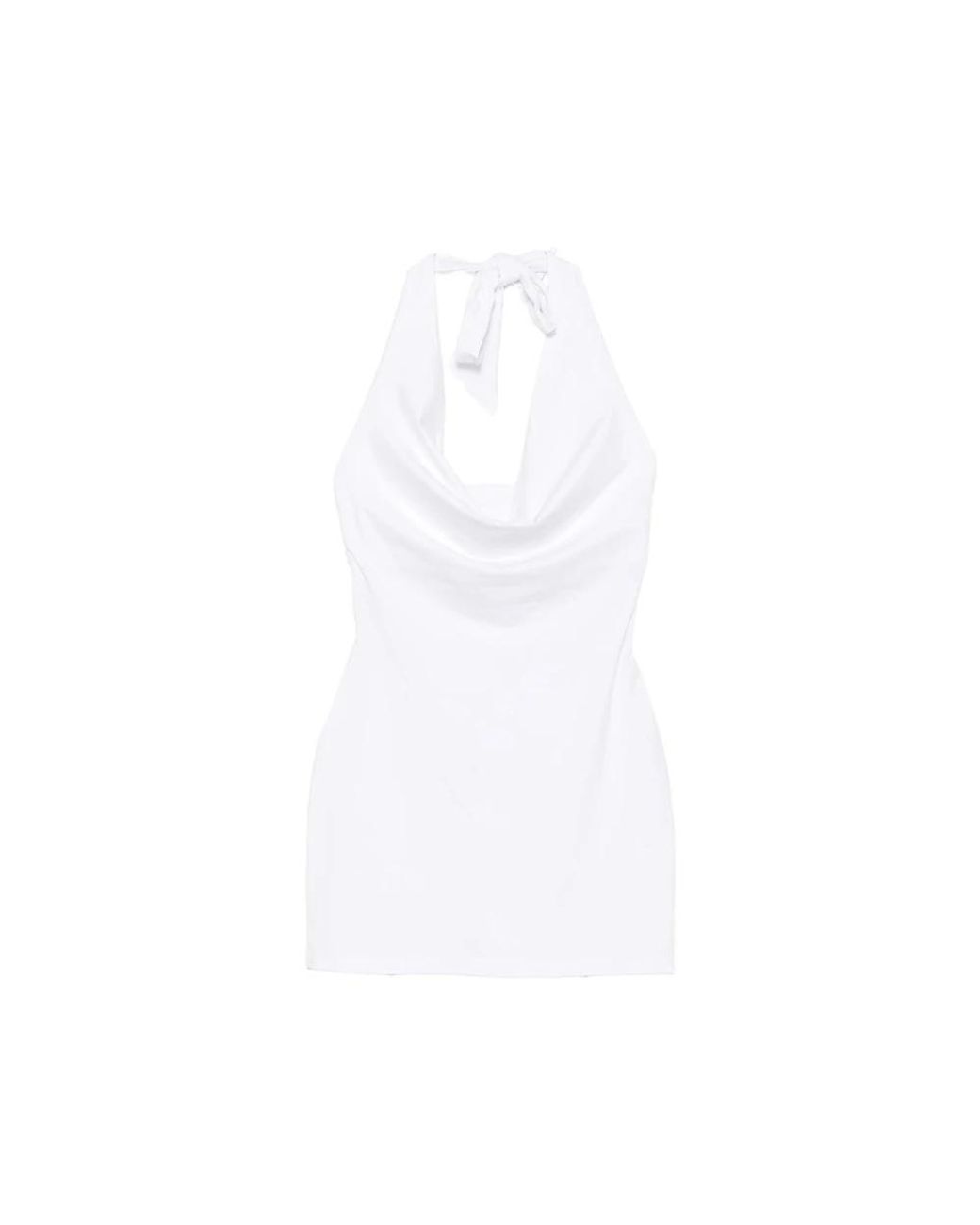 Frankie's Bikinis White Short Dresses