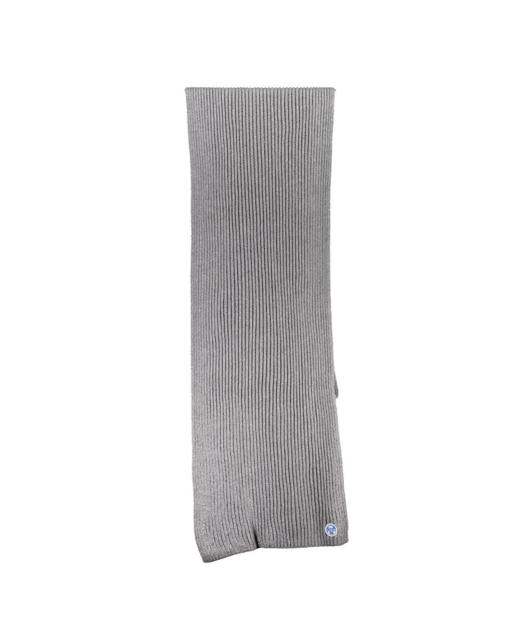 North Sails Gray Winter Scarves for men