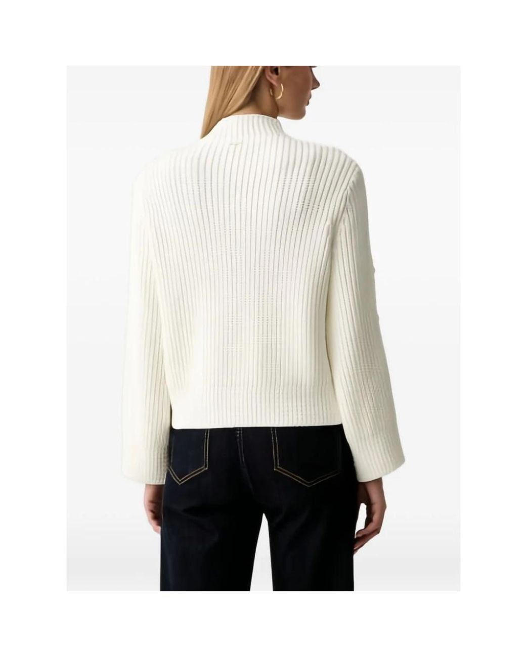 Twinset White Turtlenecks