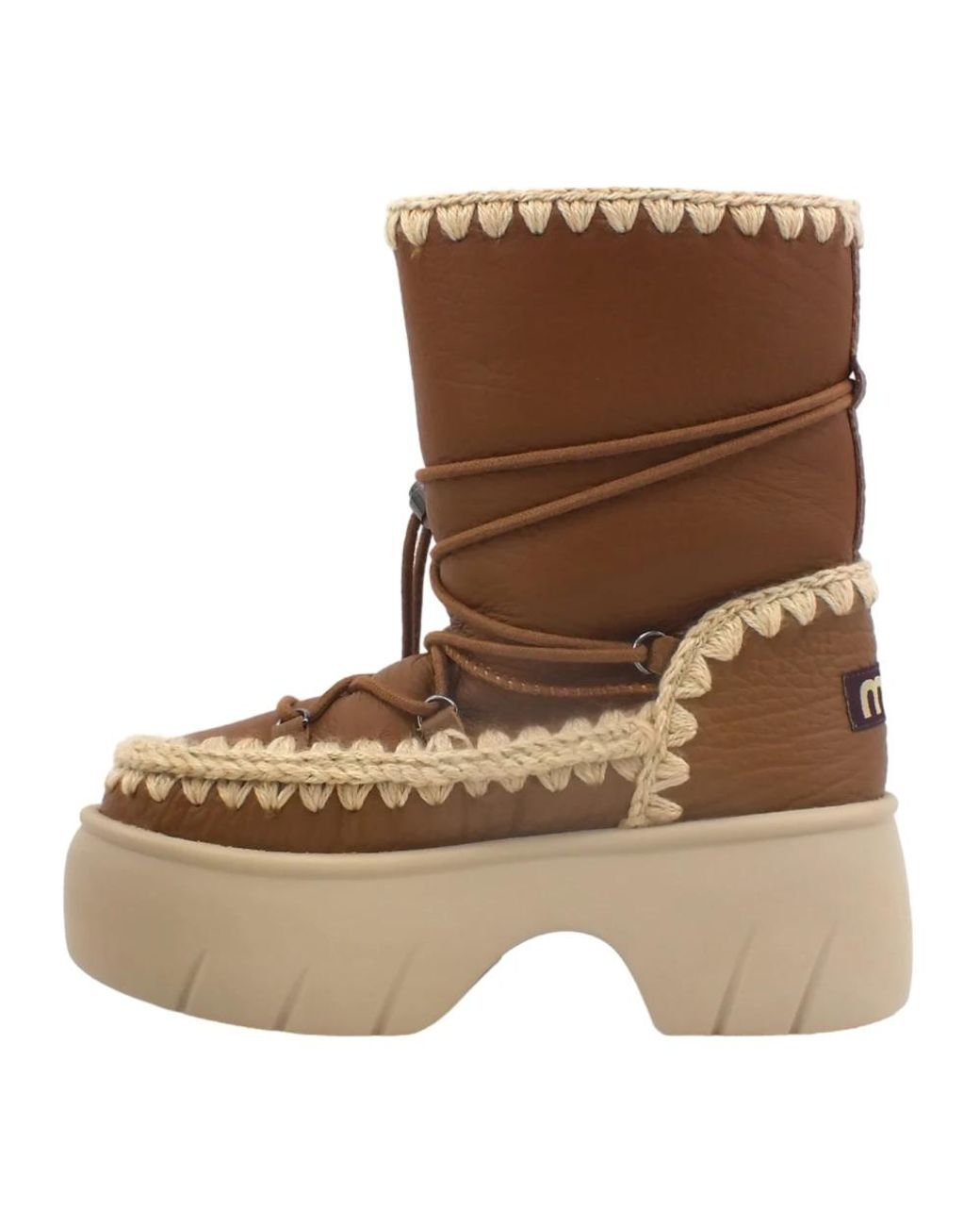 Mou Brown Winter Boots