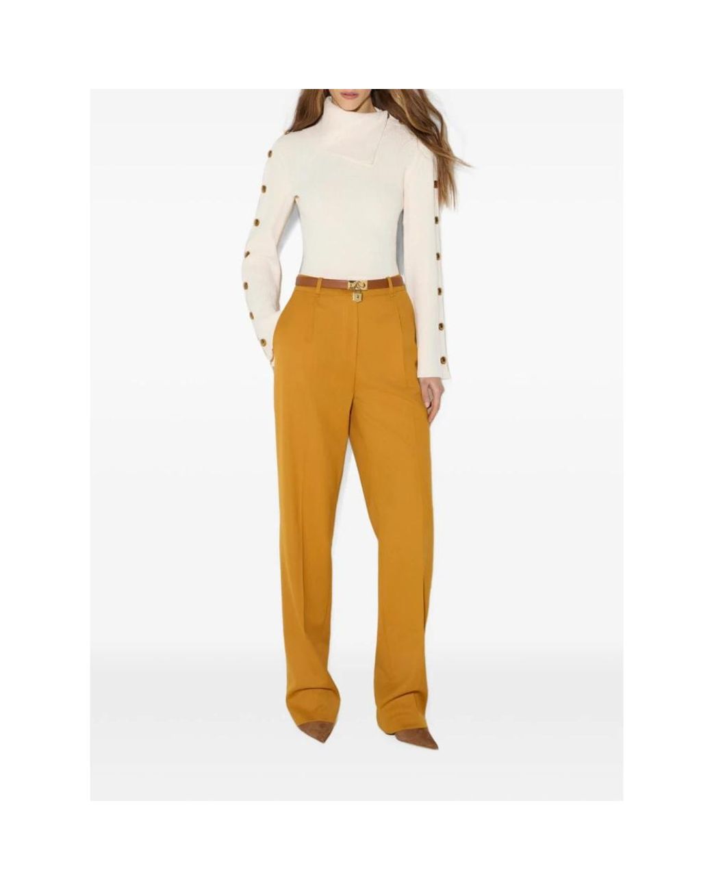 Elisabetta Franchi White Turtlenecks