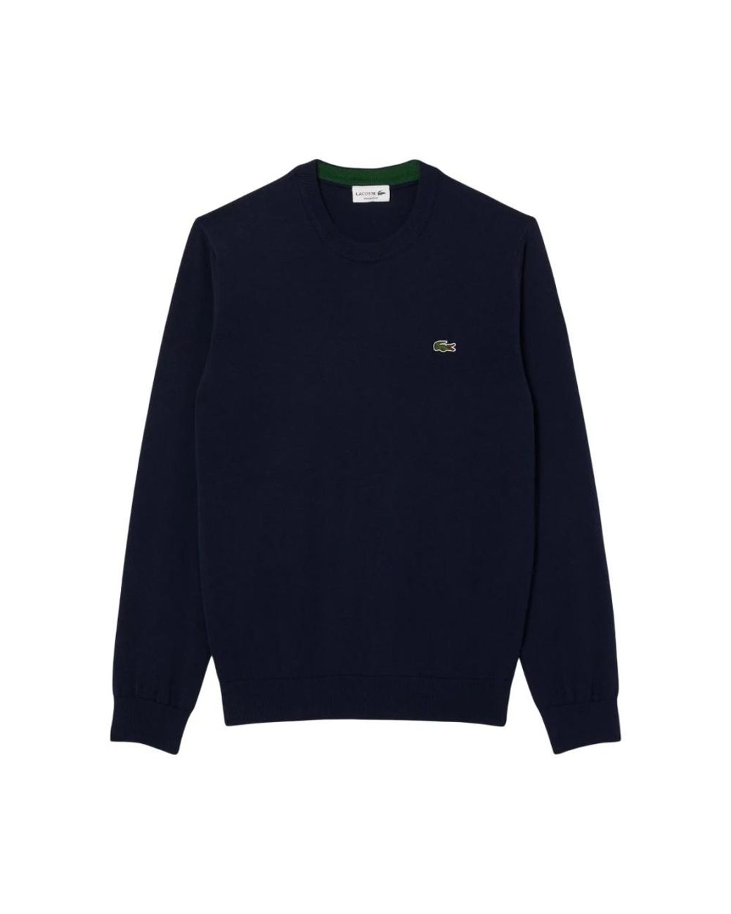 Lacoste Blue Round-Neck Knitwear for men