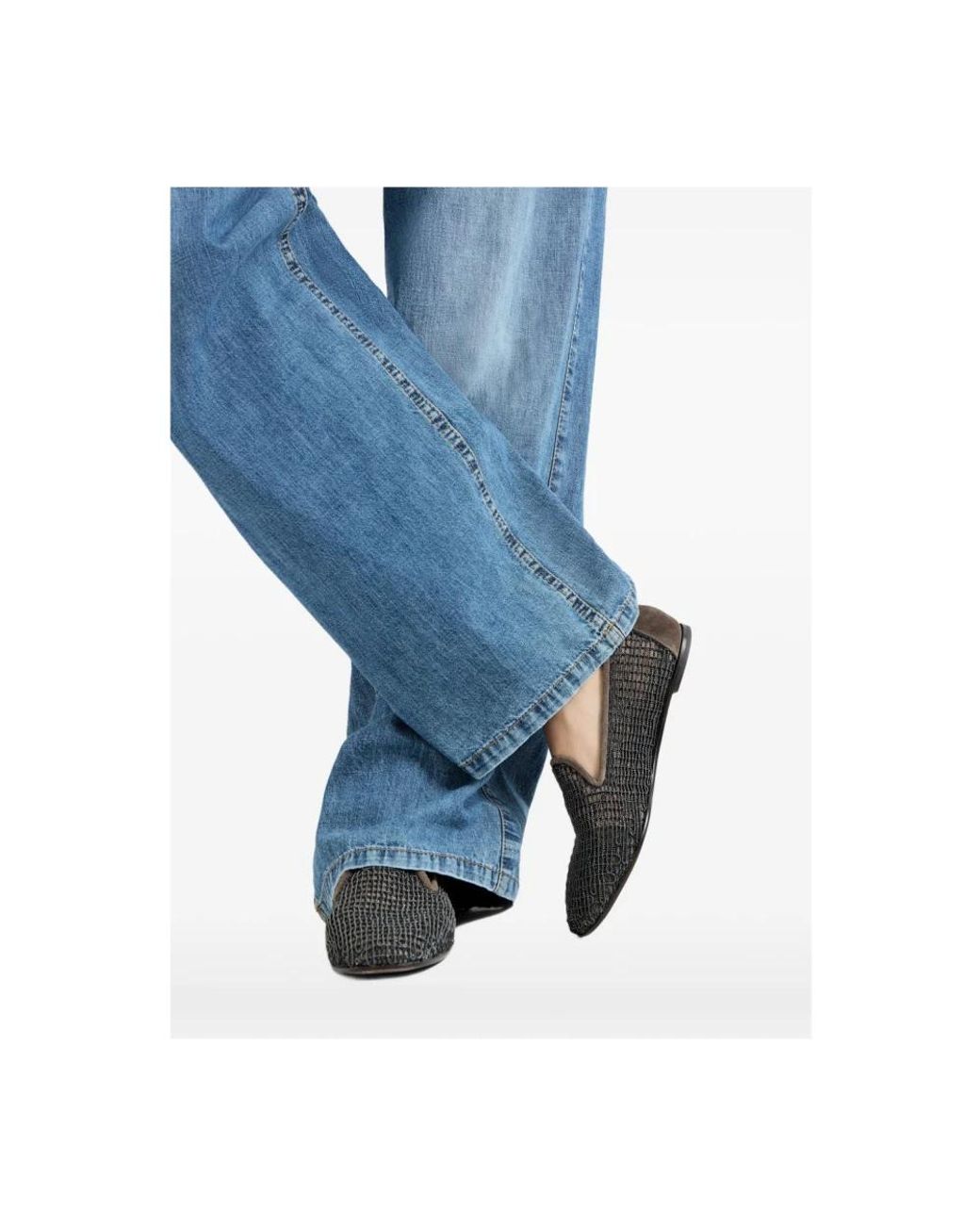 Brunello Cucinelli Black Loafers