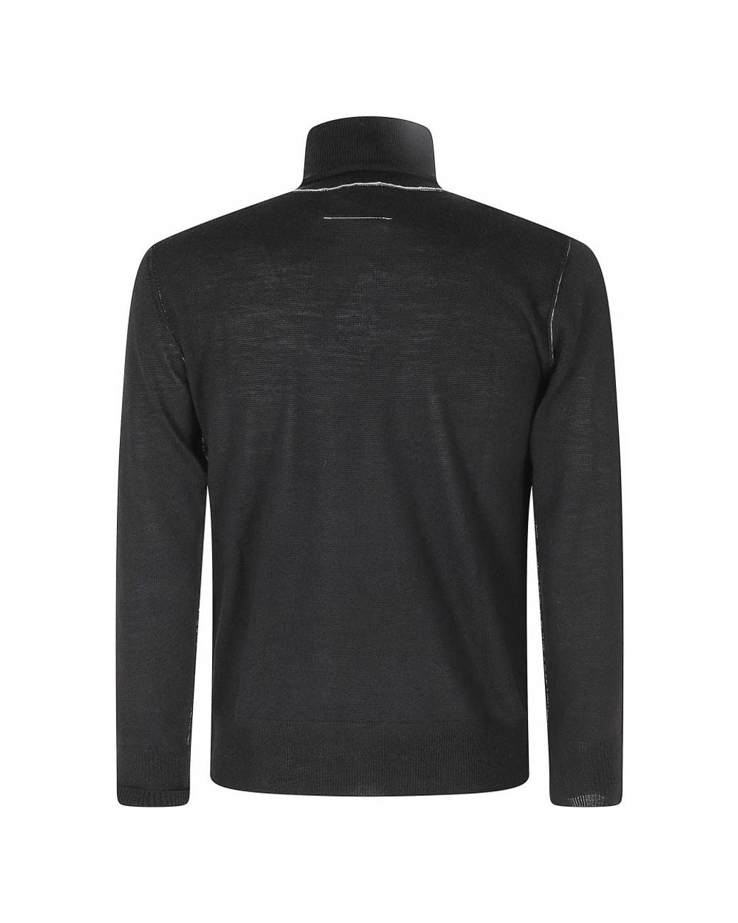 MM6 by Maison Margiela Black Turtlenecks for men