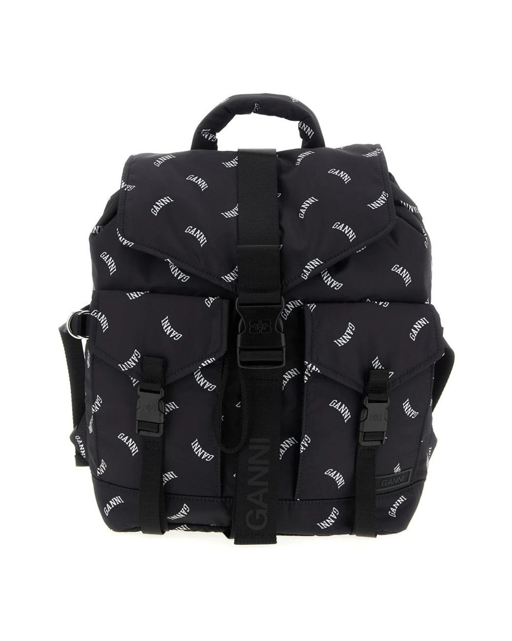 Ganni Black Backpacks