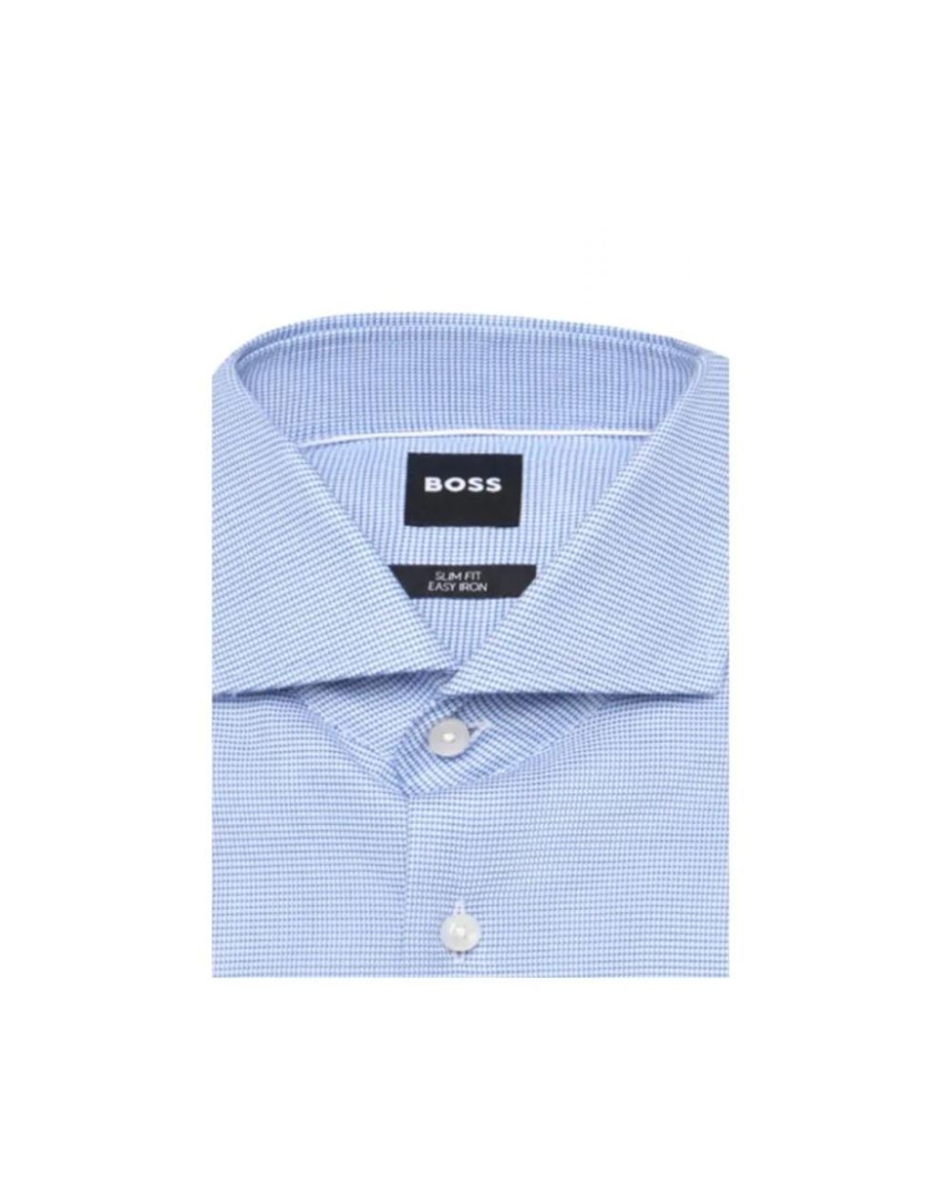 Boss Blue Formal Shirts for men
