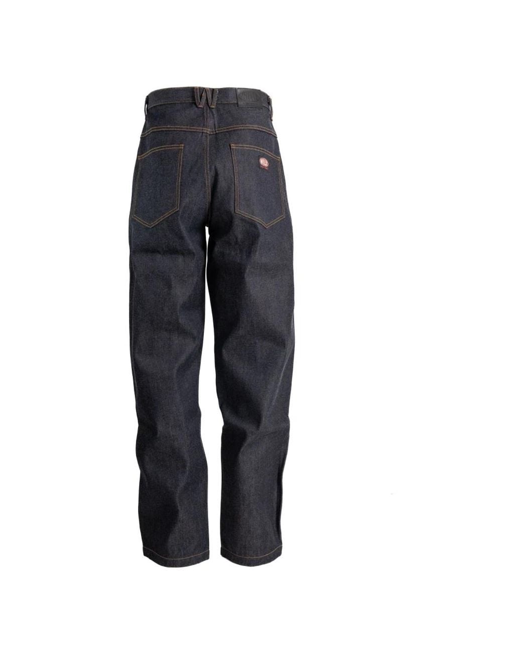 Willy Chavarria Blue Loose Fit Jeans for men