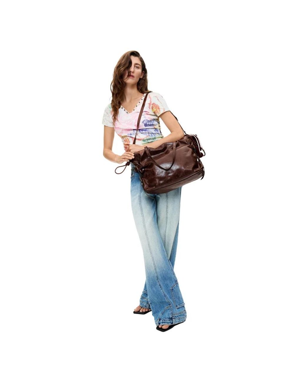 Desigual Brown Shoulder Bags