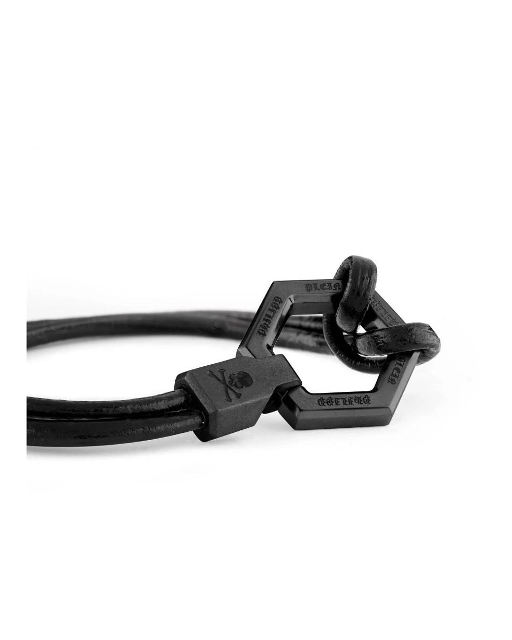 Philipp Plein Black Bracelets for men