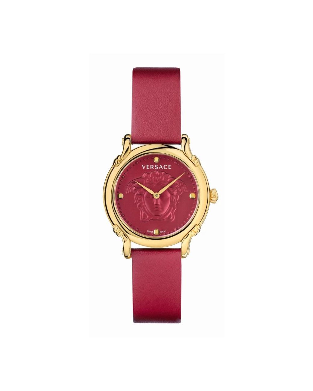 Versace Safety Pin 40 Mm Horloge in het Red