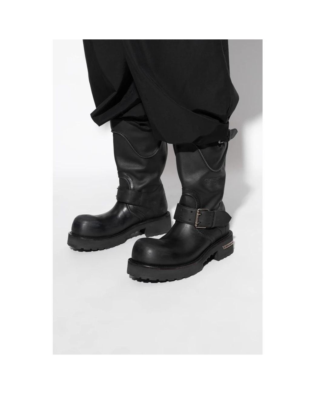 Balenciaga Black High Boots for men