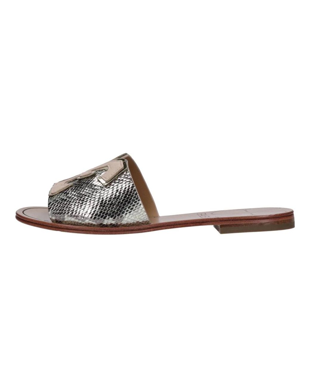 Fabi Schoenen ,Grijs ,Leer Slippers in het Brown