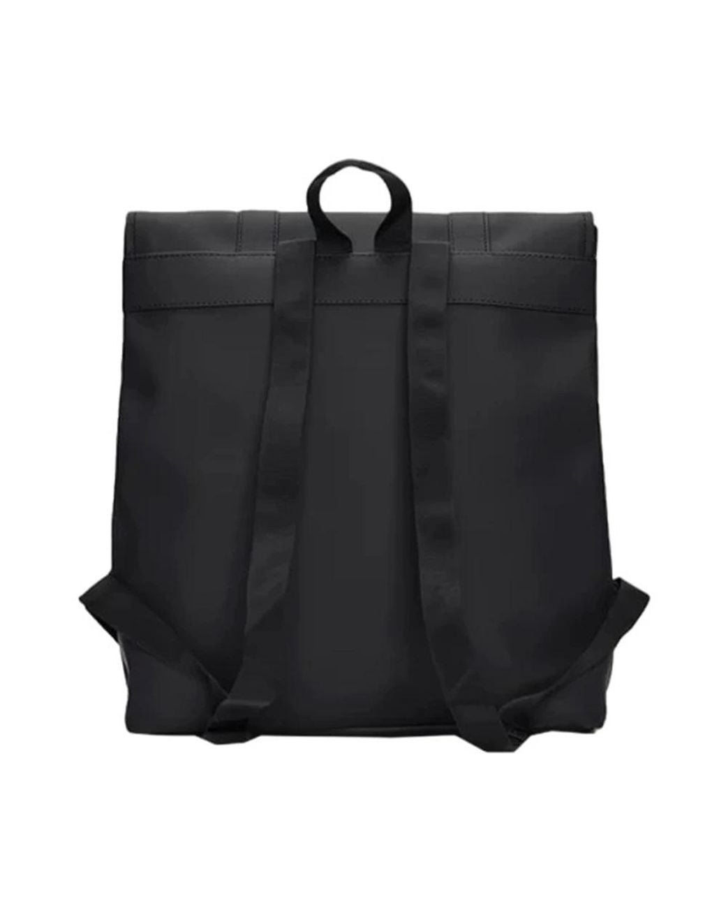 Rains Black Backpacks