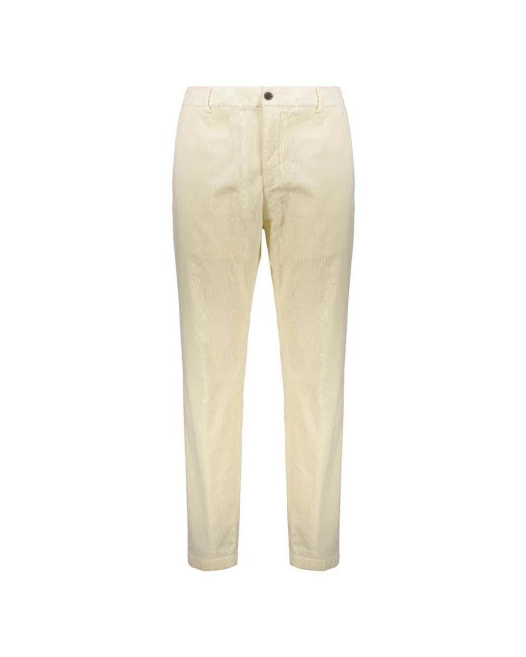 Paul & Shark Natural Straight Trousers for men