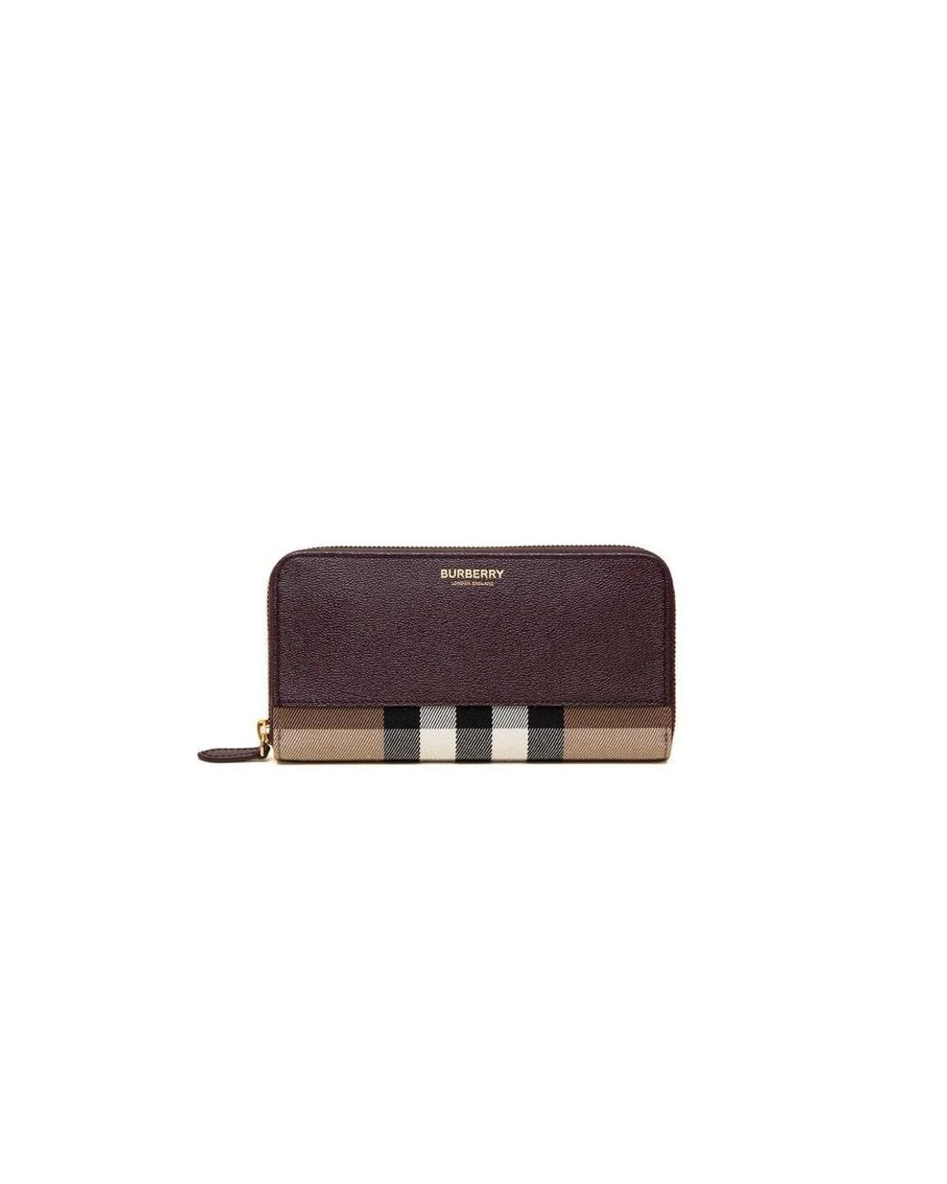 Burberry Lg Zip Around Mx New Hsc in het Brown