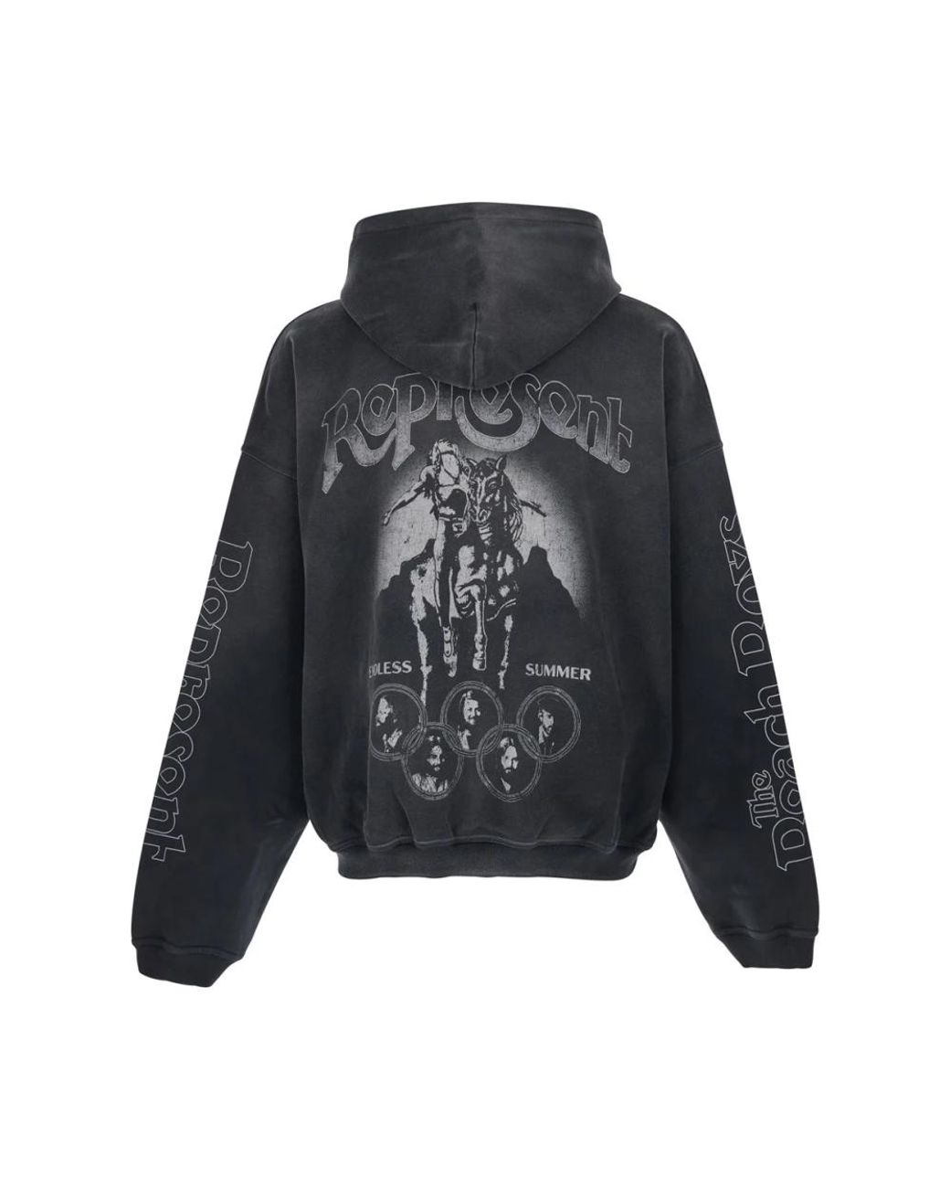 Zip-Throughs Represent pour homme en coloris Black
