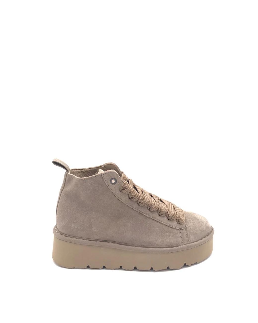 Pànchic Gray Lace-Up Boots
