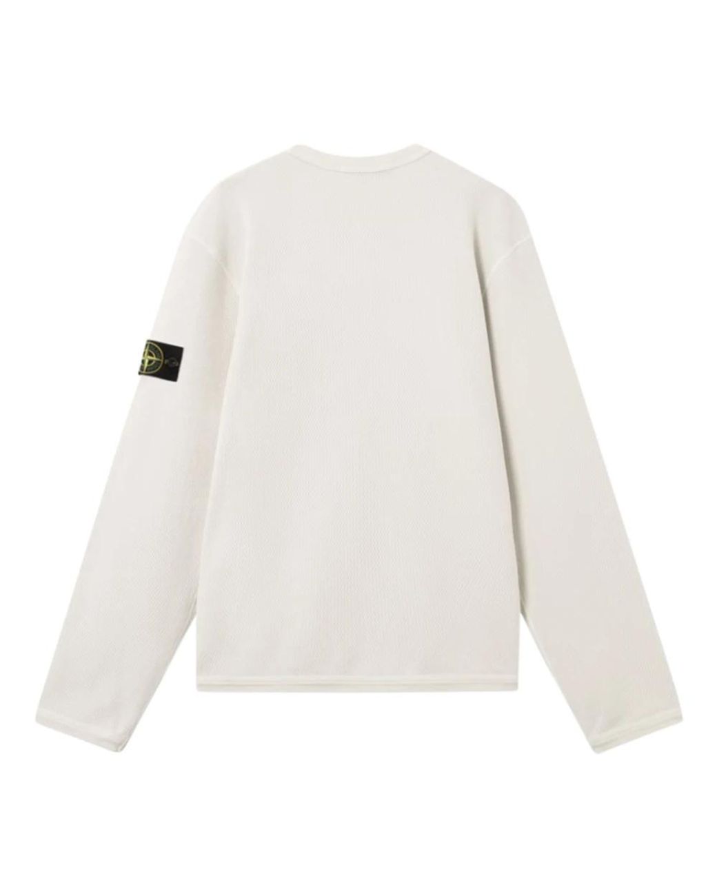 Stone Island White Sweatshirts for men