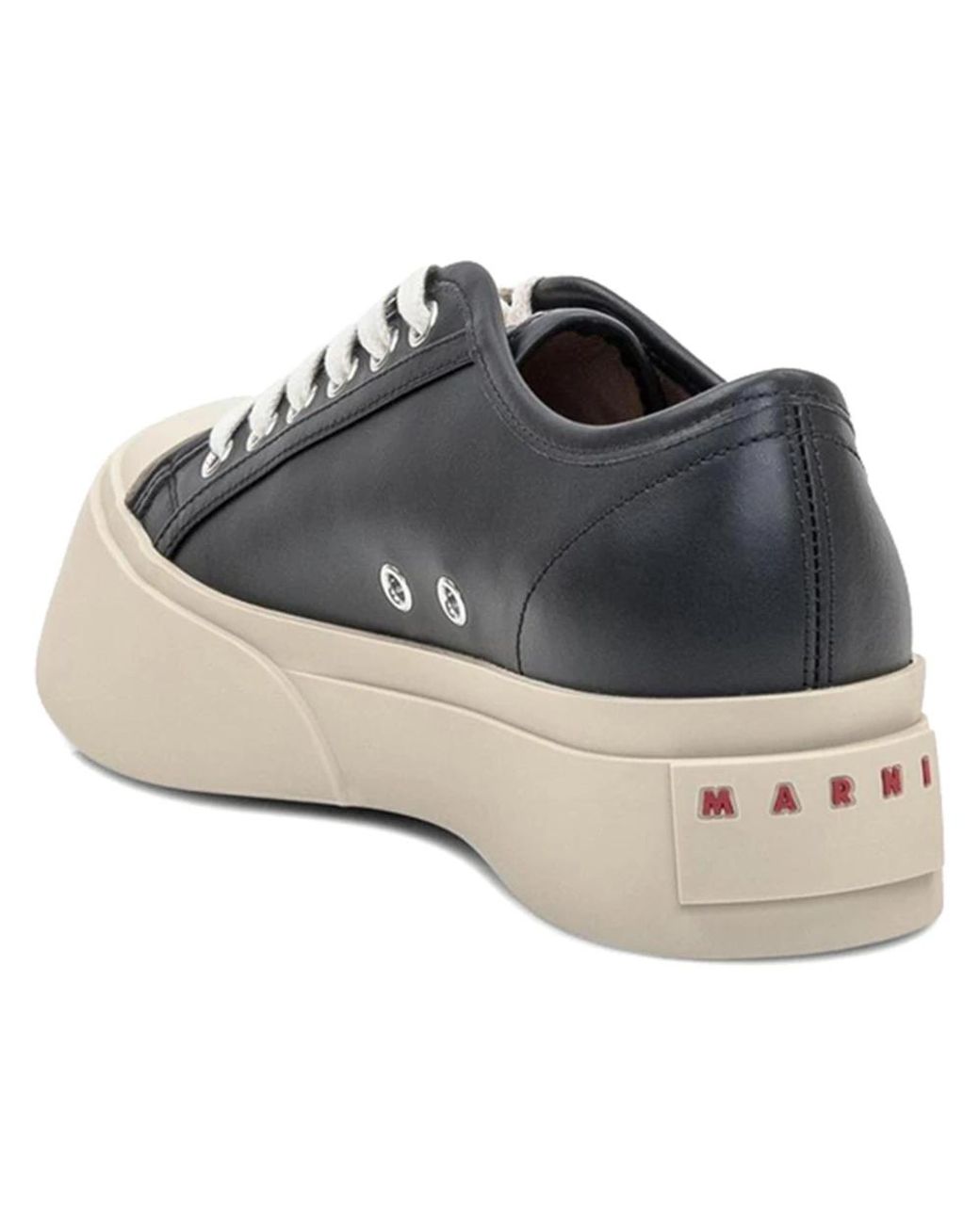 Marni Black Nappa Leather Pablo Sneakers