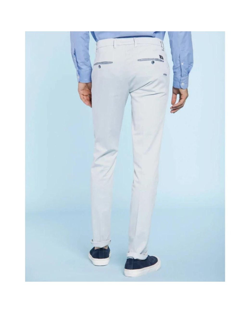 Mason's Blue Chinos for men