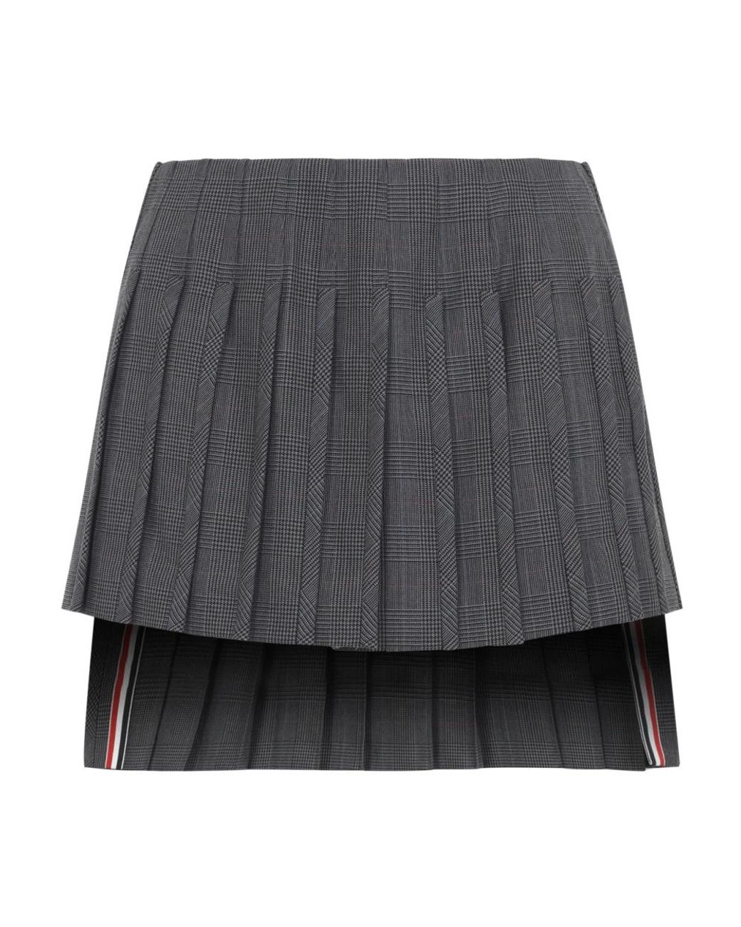 Thom Browne Gray Short Skirts