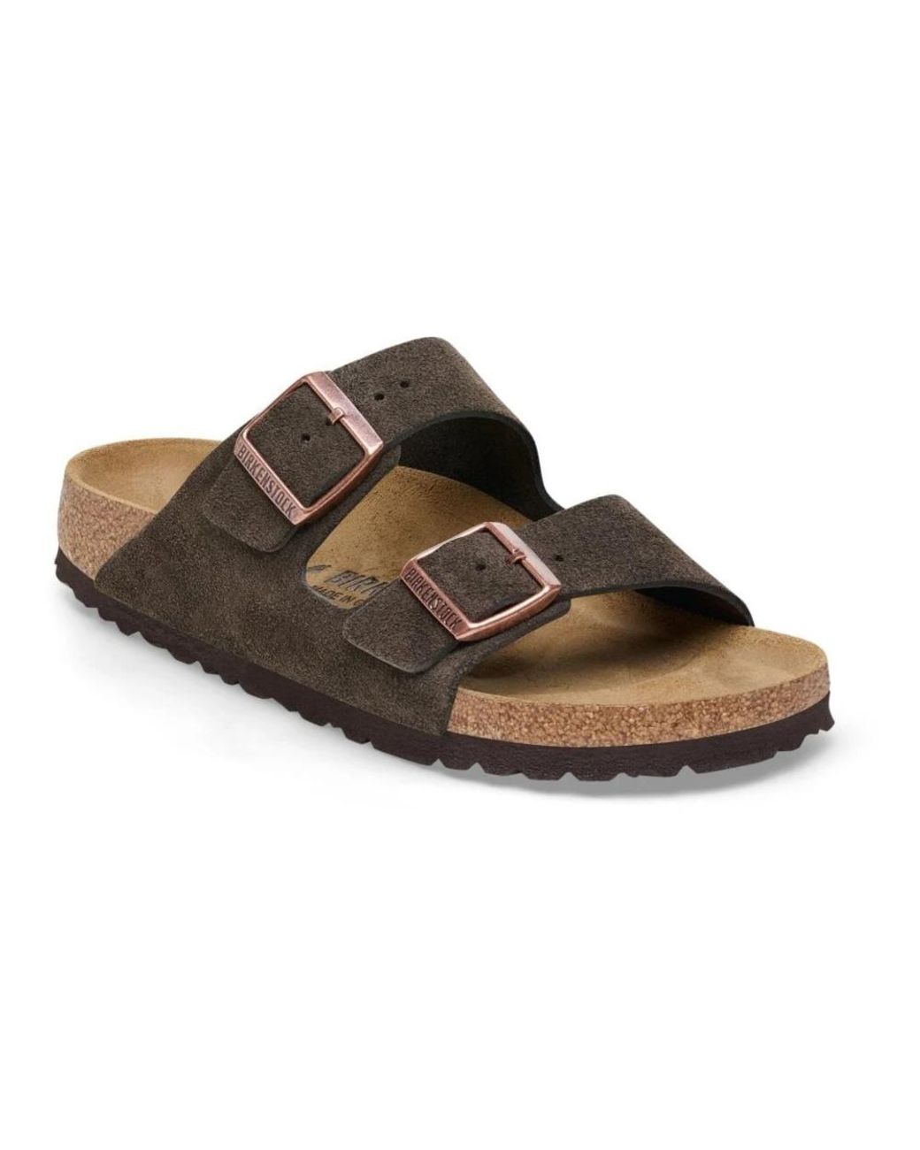 Birkenstock Brown Sliders for men