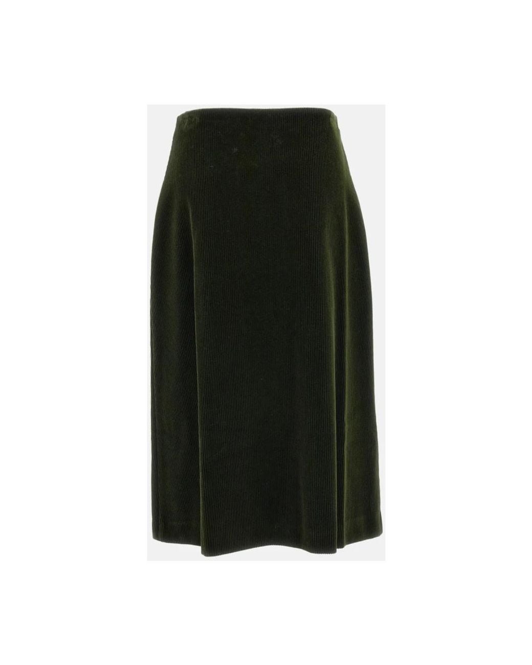 Midi Skirts Rier de color Black