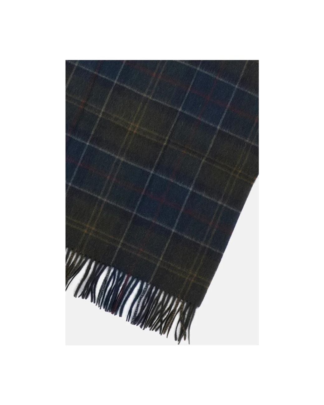 Barbour Blue Winter Scarves for men