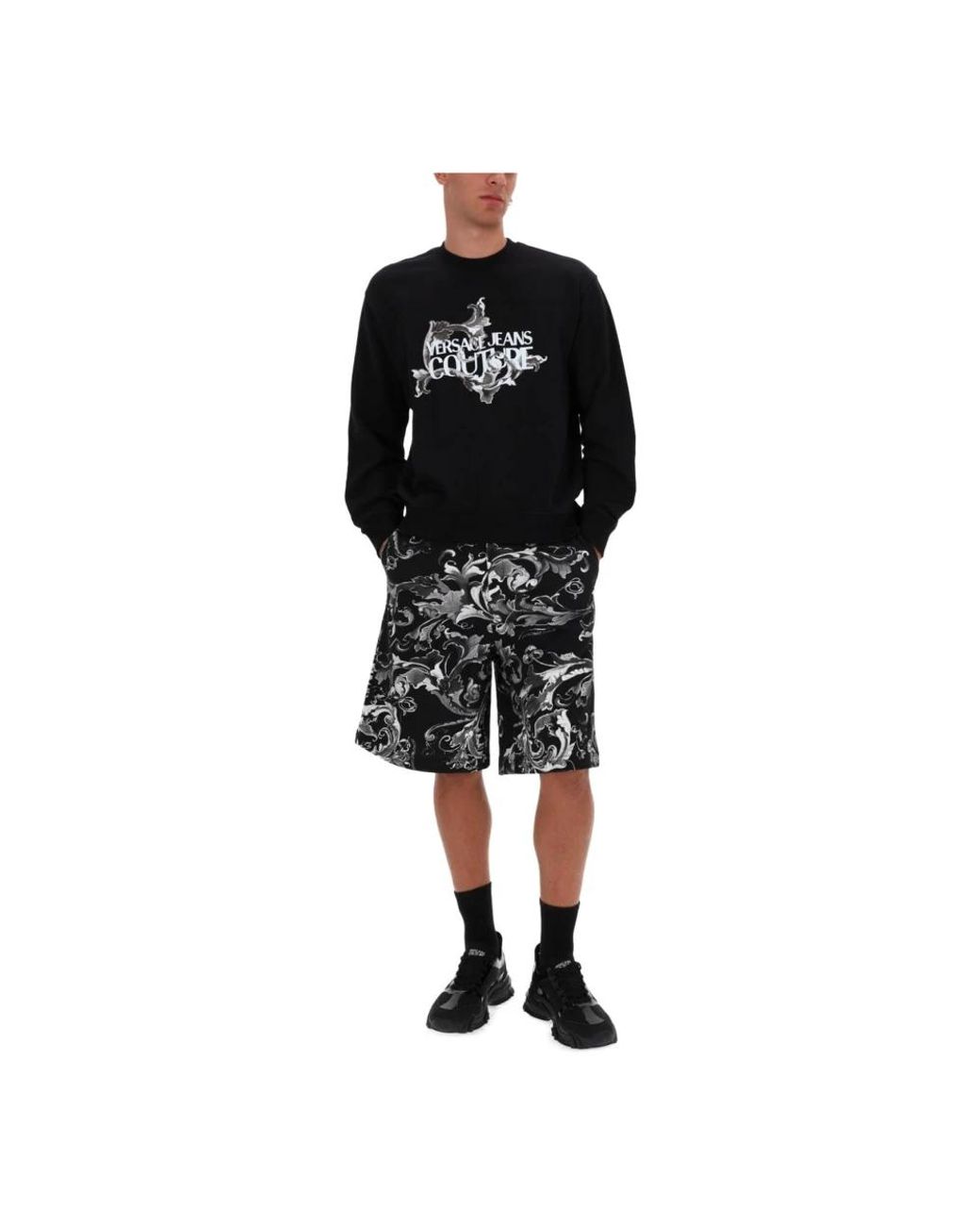 Versace Jeans Couture Black Casual Shorts for men