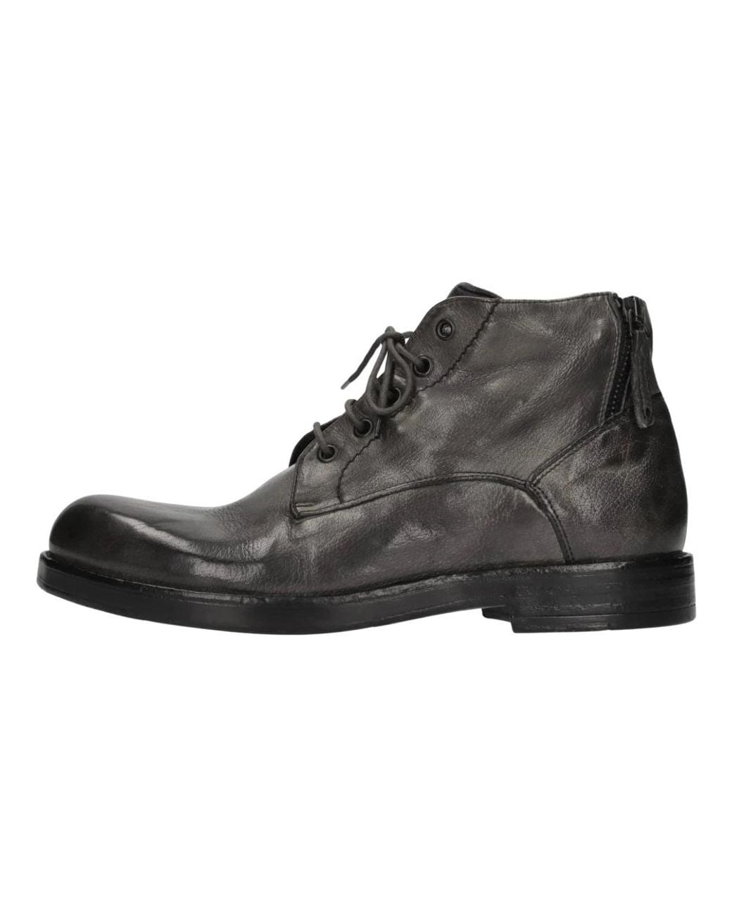 Hundred 100 Black Lace-Up Boots for men
