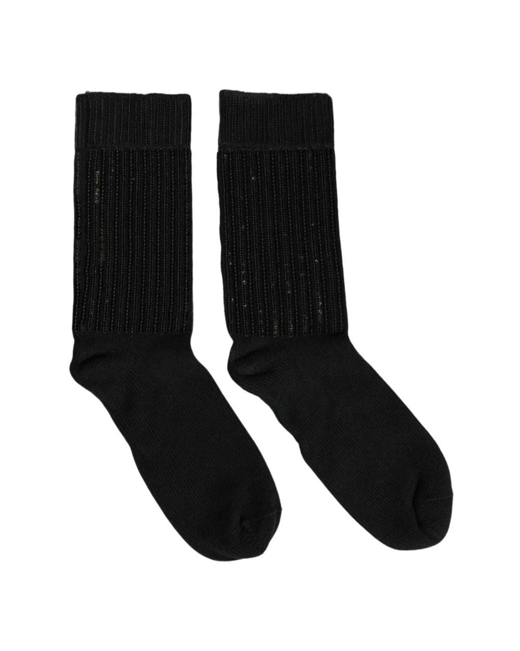 Dolce & Gabbana Black Socks