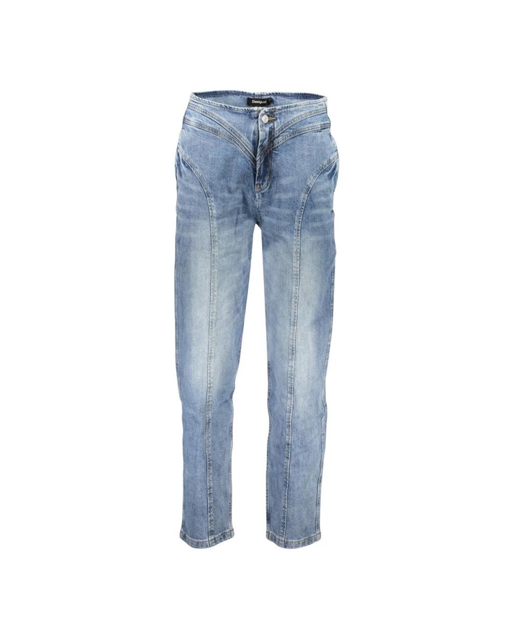 Desigual Blue Straight Fit Jeans