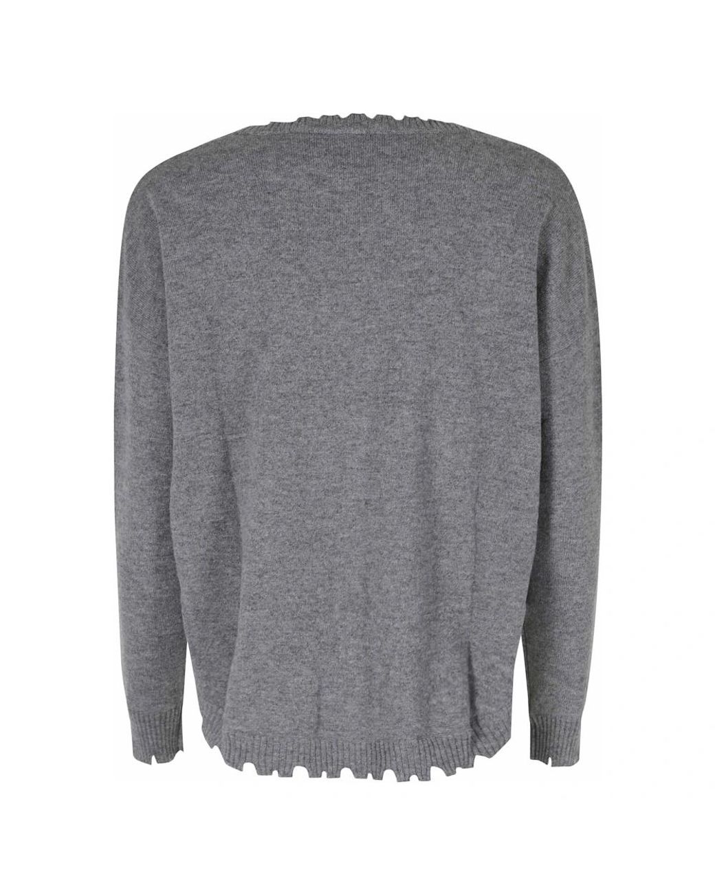Round-Neck Knitwear di Kujten in Gray