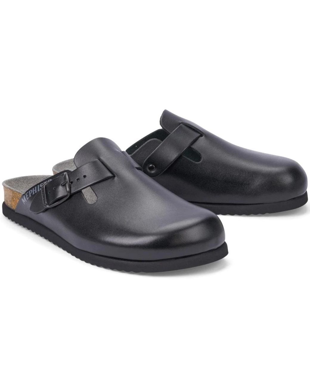 Mephisto Flat Sandals in Black für Herren